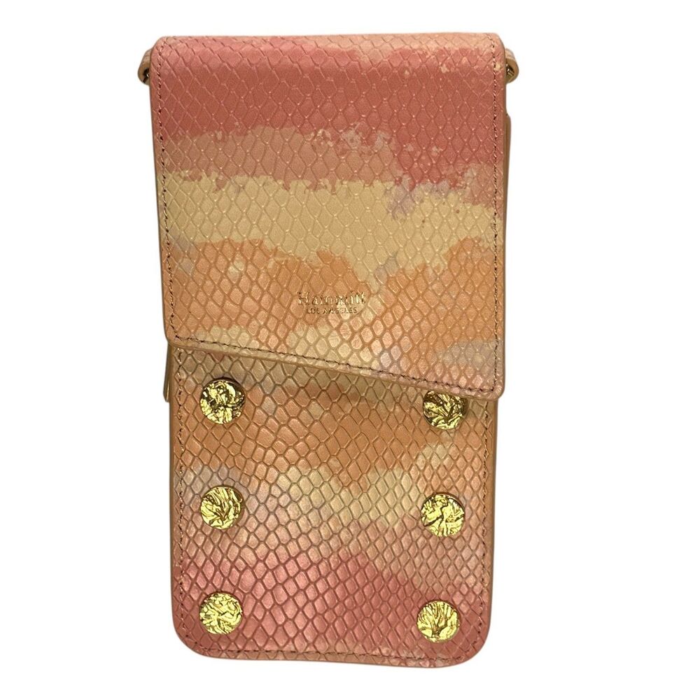 Hammitt 310 Pink Himalayan Snake Leather Crossbody Purse - Picture 4 of 15
